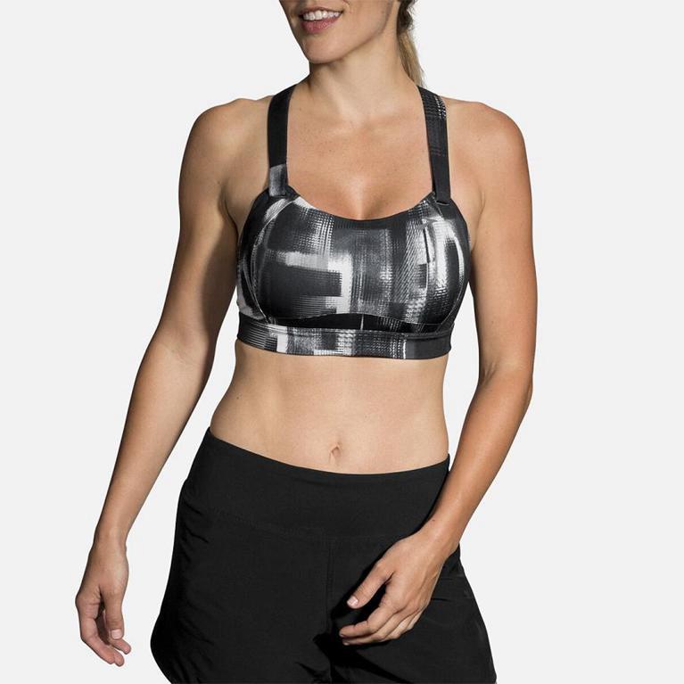 Brooks Women's Juno Sports Running Bra - Grey (GENO91658)